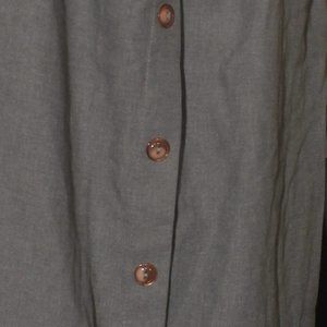 Cape Cod Grey Skirt with Decorative Buttons  Vintage Lot 11
